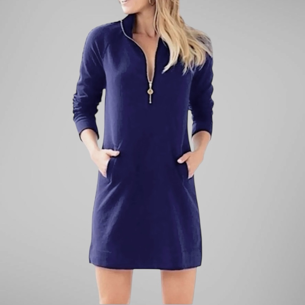 NWOT Lilly Pulitzer Skipper Solid Popover Dress
